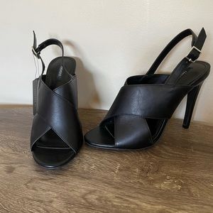 Black high heel shoes NWT